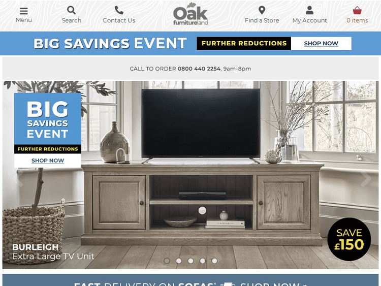 Oakfurnitureland