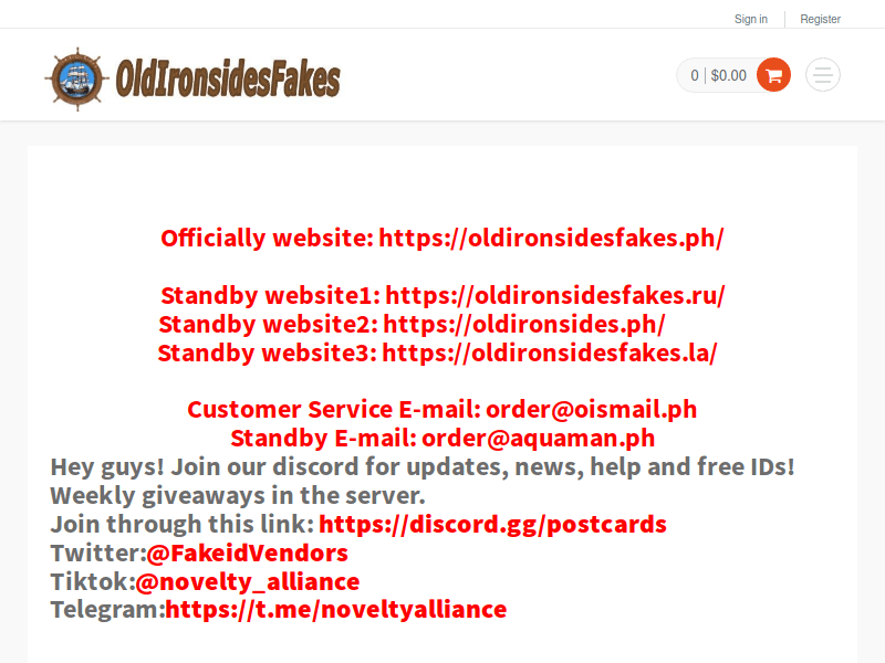 Oldironsidesfakes