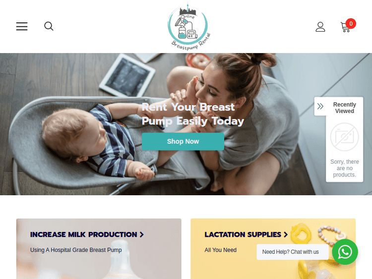 Onlinebreastpumprental