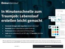 Onlinelebenslauf