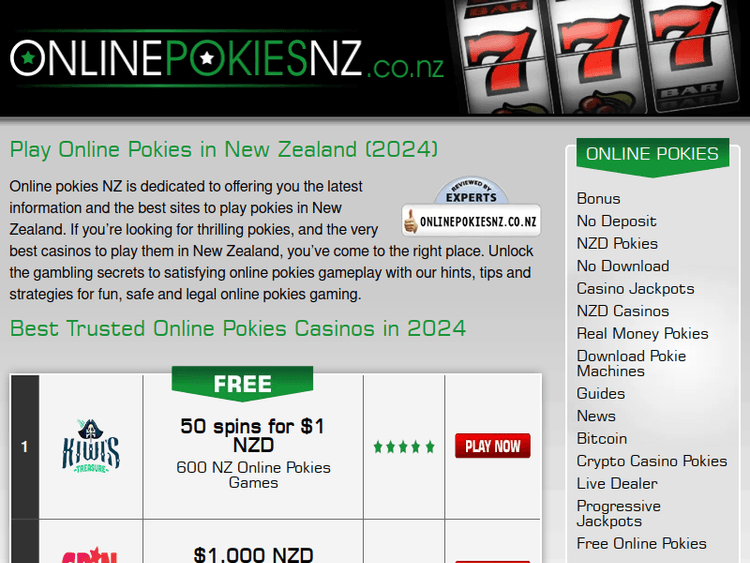 Onlinepokiesnz