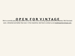 Openforvintage