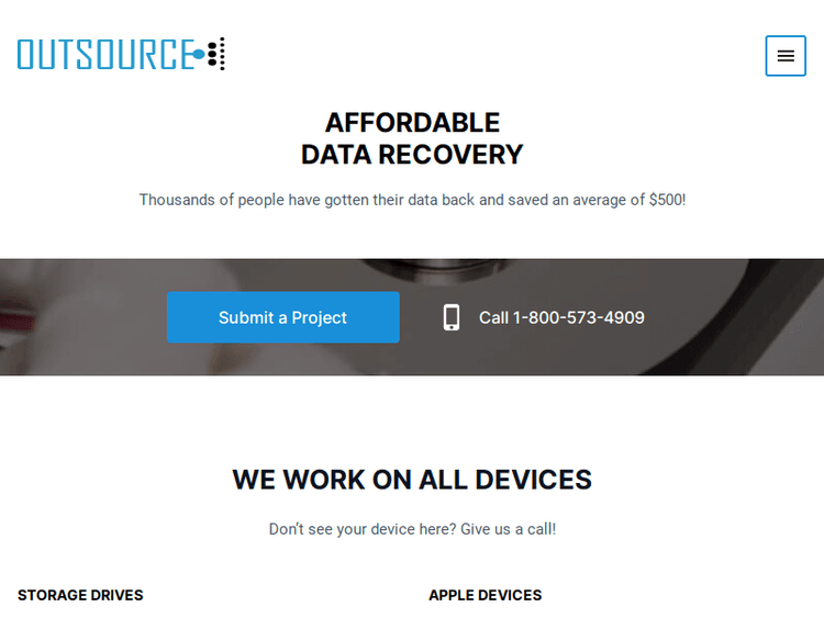 Outsourcedatarecovery