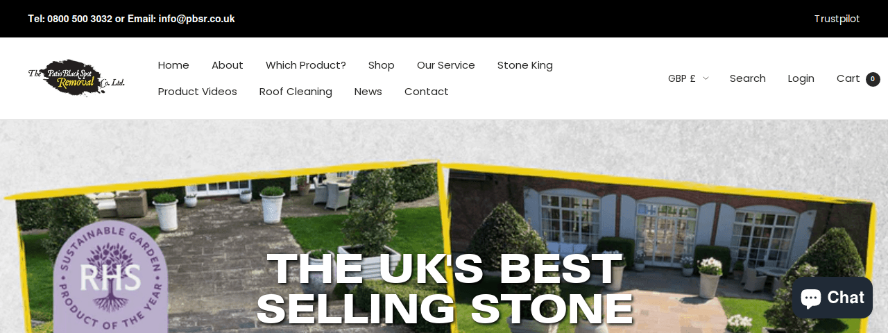 Patioblackspotremoval