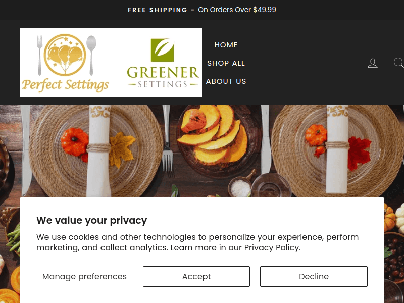 Perfectsettingstableware