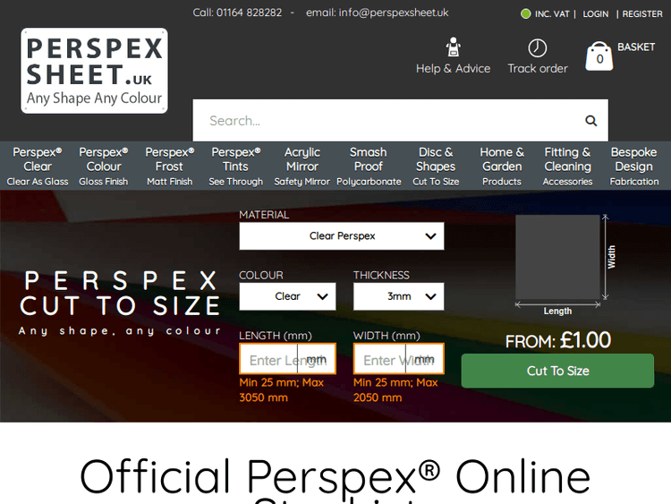 Perspexsheet