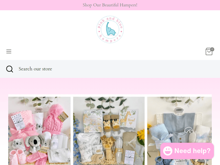 Pinkandbluehampers