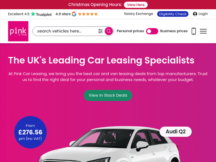 Pinkvehicleleasing