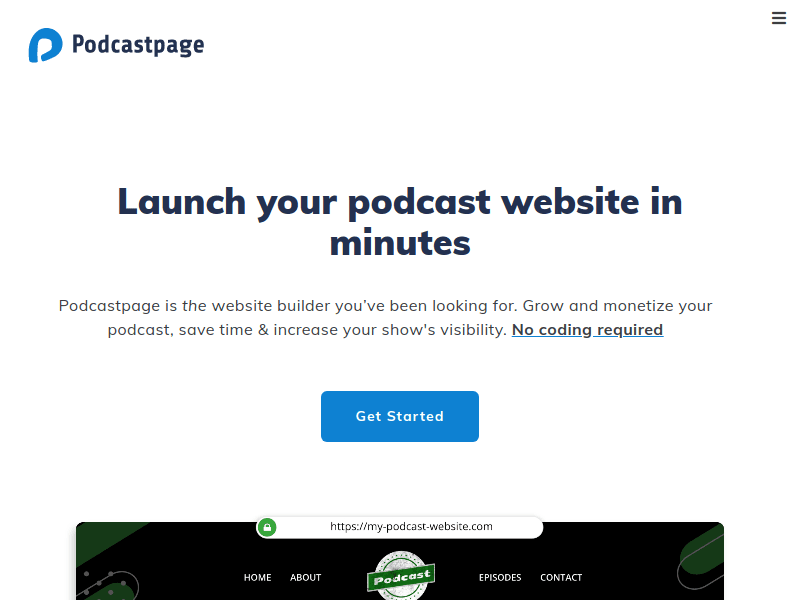 Podcastpage