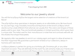 Popup-bijoux