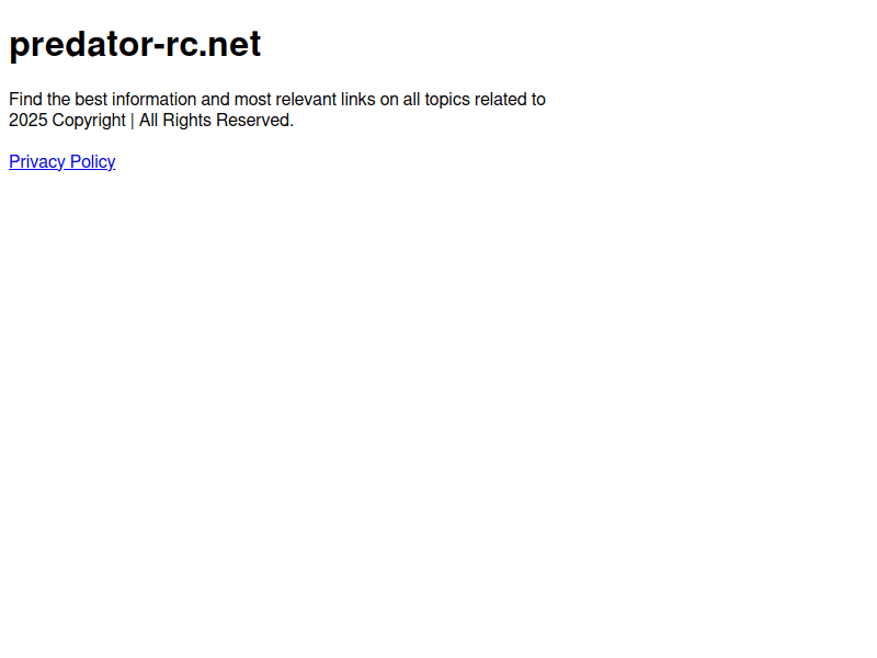 Predator-rc