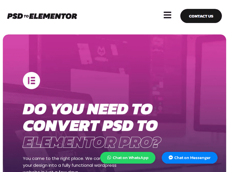 Psdtoelementor