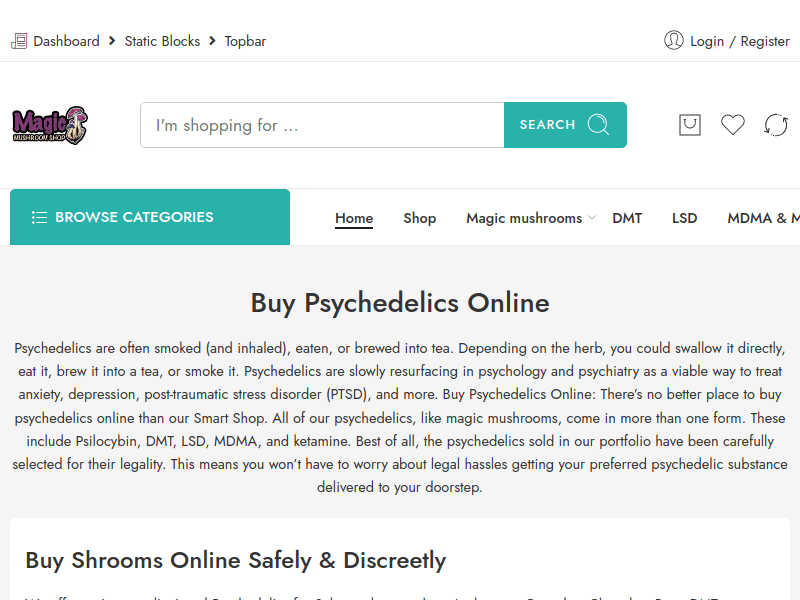 Psychedelicmushroomsdispensary