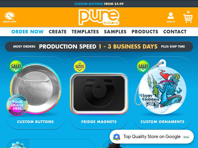 Purebuttons