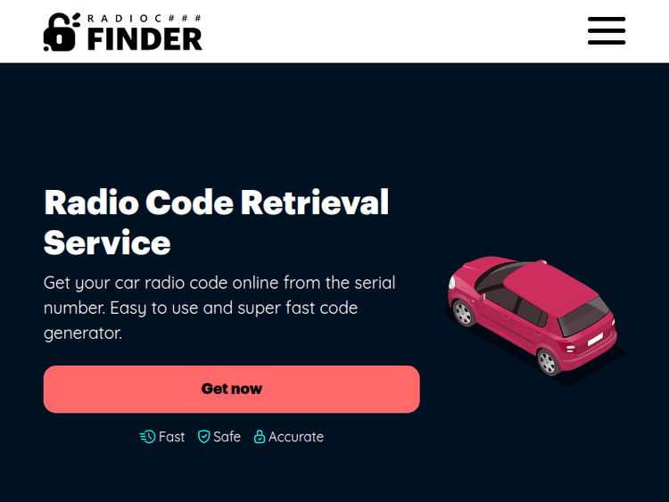 Radiocodefinder