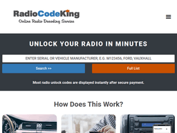 Radiocodeking