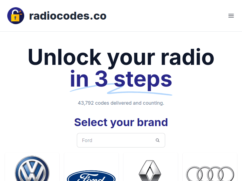 Radiocodes