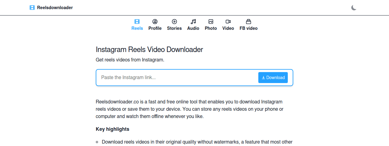 Reelsdownloader