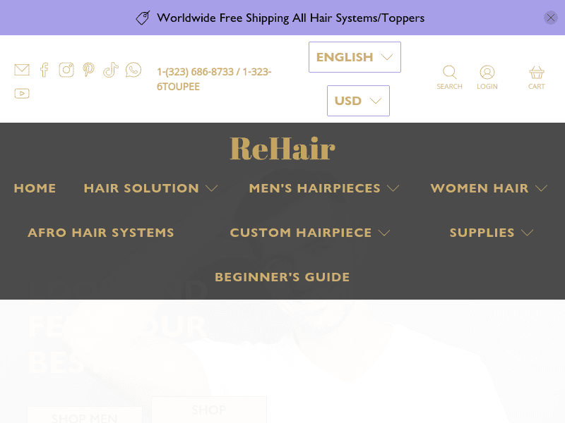 Rehairsystem