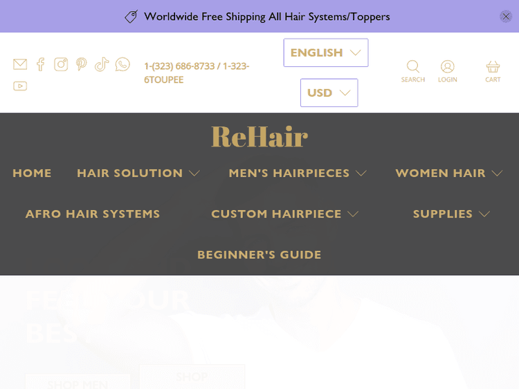Rehairsystem