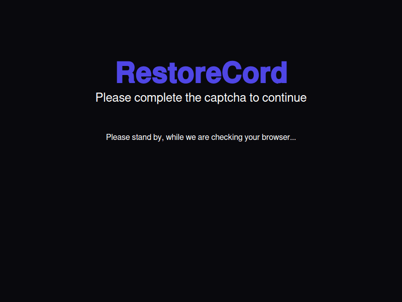 Restorecord