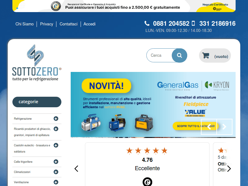 Ricambirefrigerazione