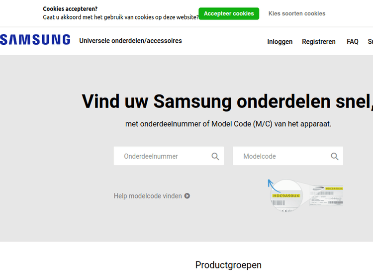 Samsungonderdelen