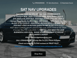 Satnavupgrades