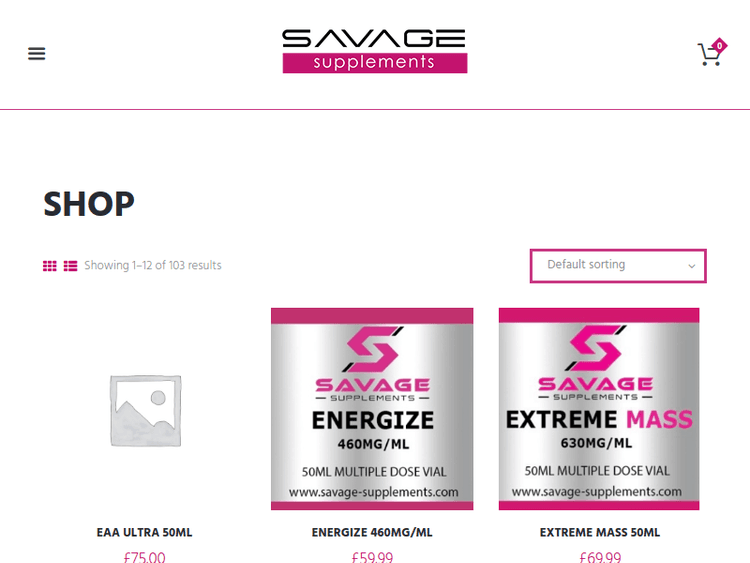 Savage-supplements