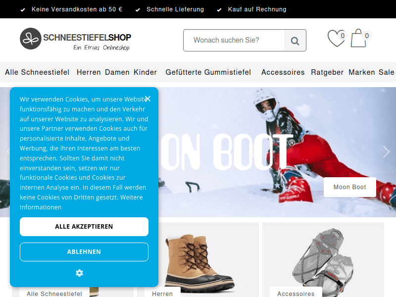 Schneestiefelshop