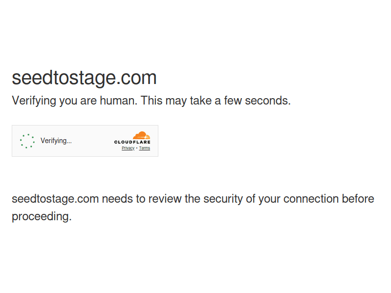 Seedtostage