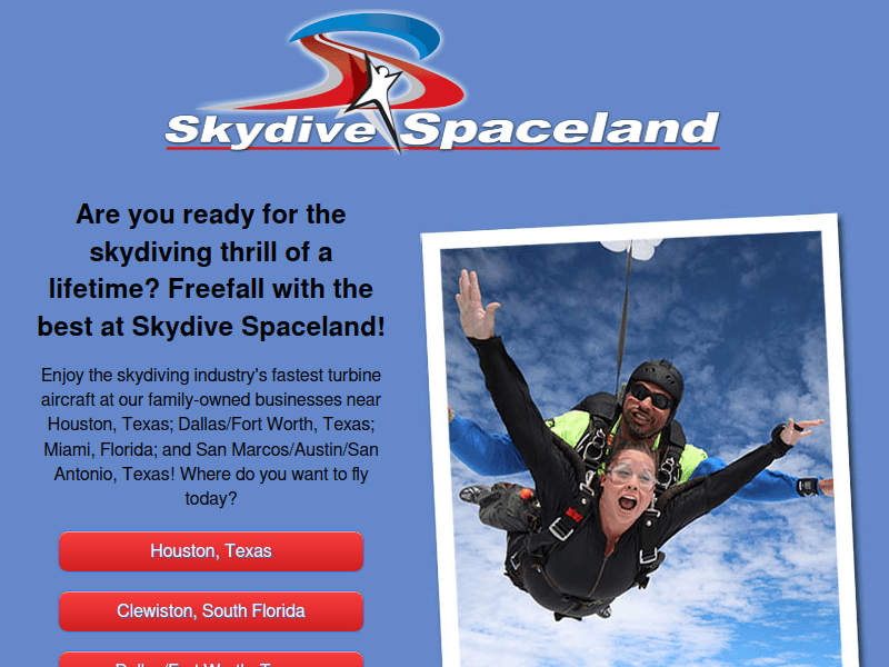 Skydivespaceland