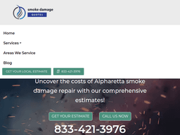 Smoke Damage Restoration Services In Alpharetta  GA