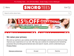 Snorgtees