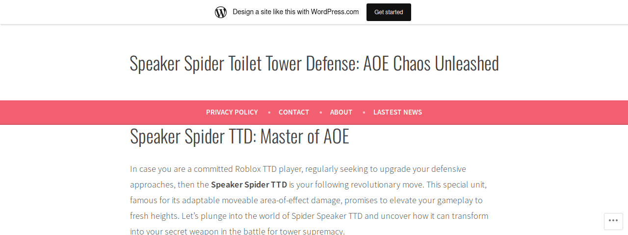 Speakerspidervaluettd