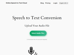 Speech-to-text