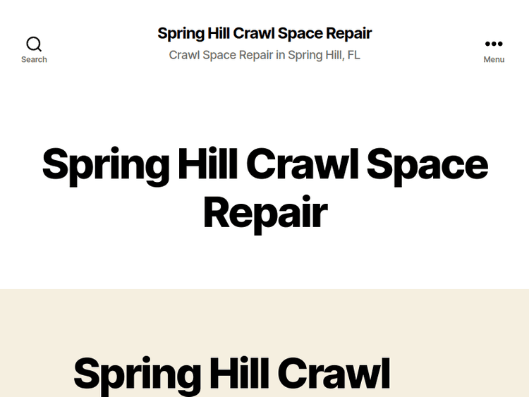 Springhillcrawlspacerepair
