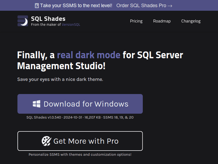 Sqlshades