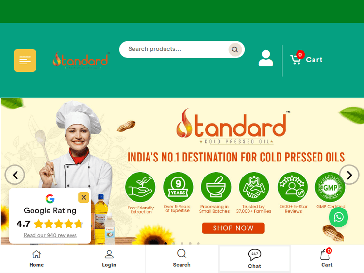 Standardcoldpressedoil