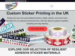 Stickerprintingpress