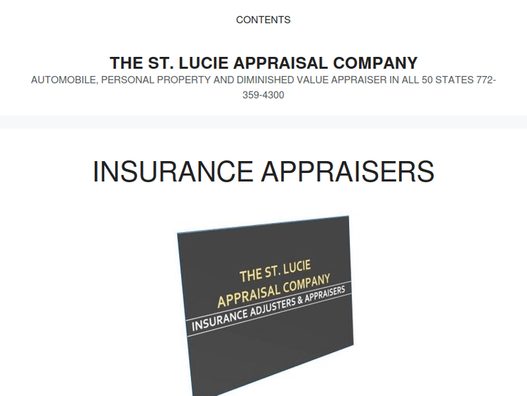 Stlucieappraisal