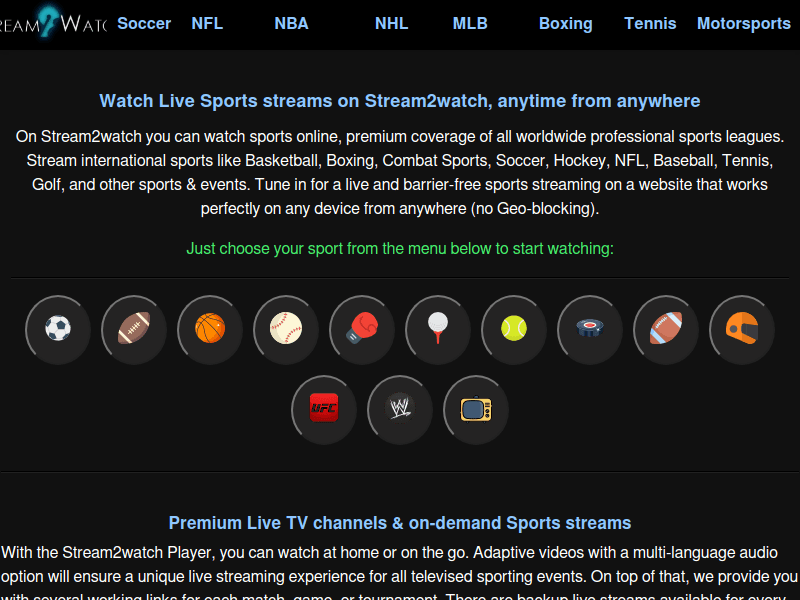 Stream2watch