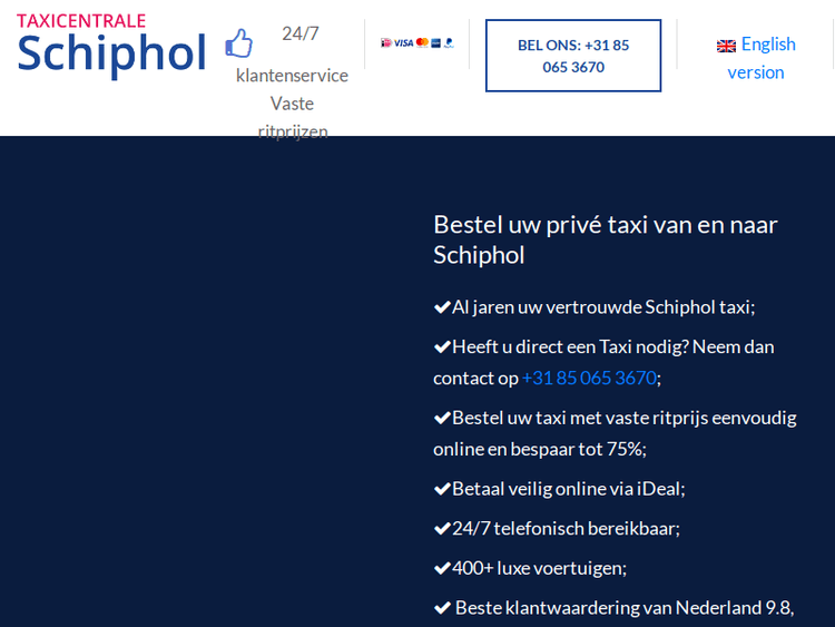 Taxicentrale-schiphol