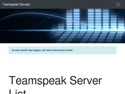Teamspeak-servers