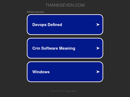 Thankseven