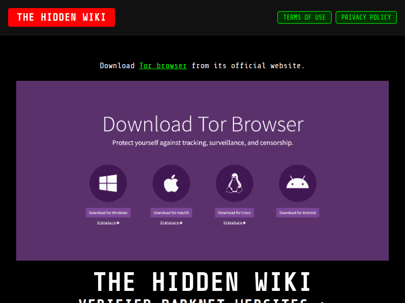 Thehiddenwiki