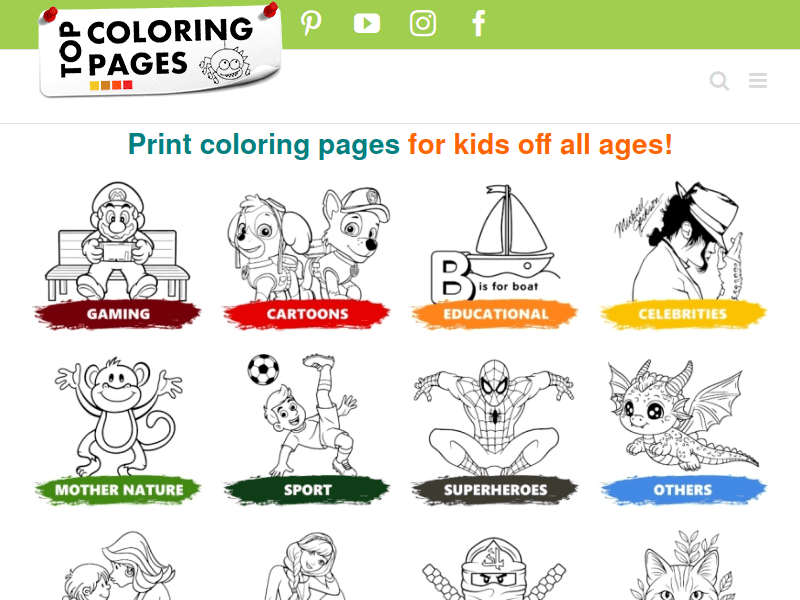 Topcoloringpages