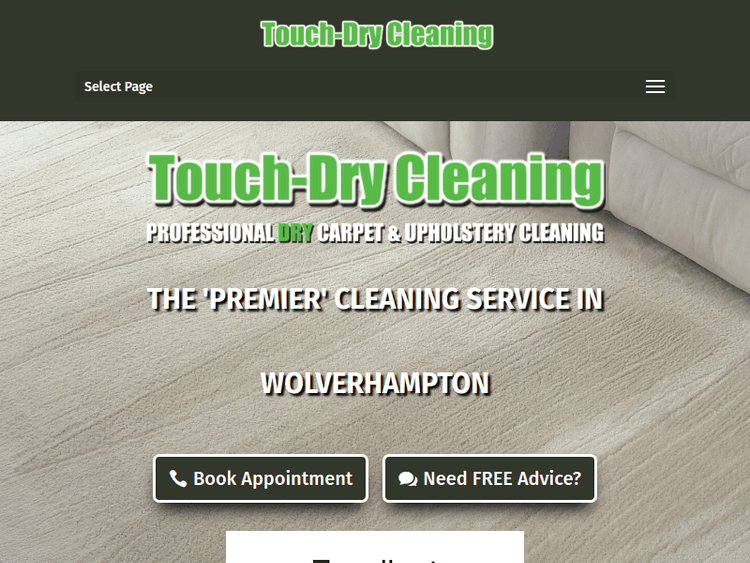 Touchdrycleaning