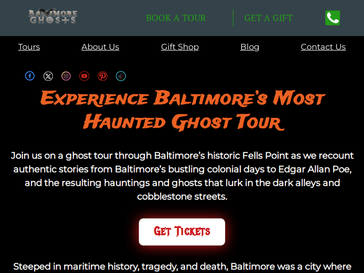 Tourbaltimoreghosts