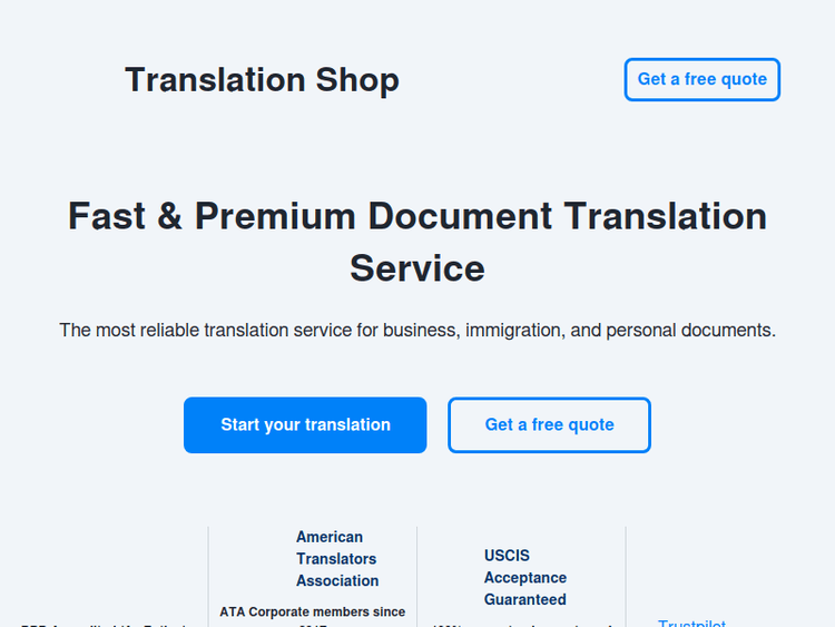 Translationshop